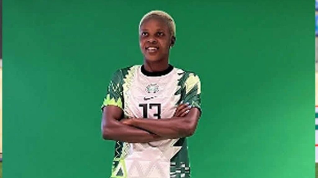 Super Falcons midfielder Ngozi Okobi-Ekeoghene