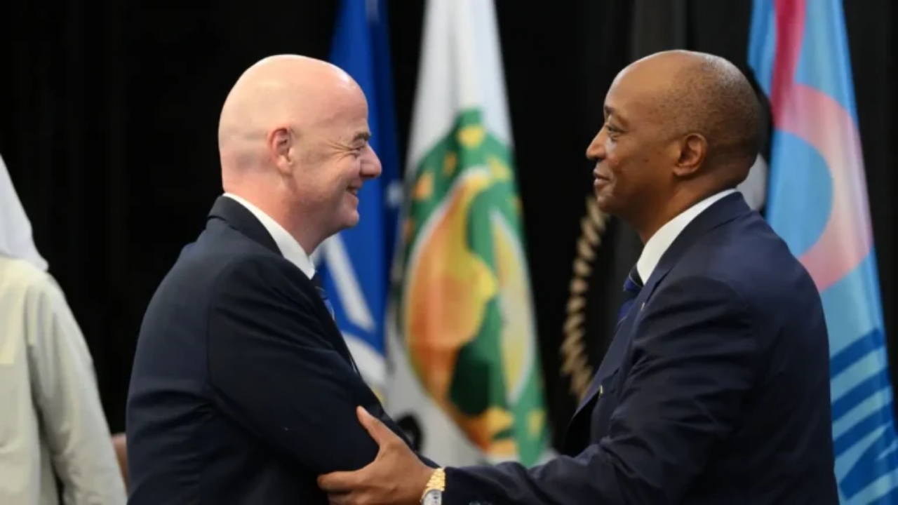 CAF President Patrice Motsepe and FIFA President Gianni Infantino