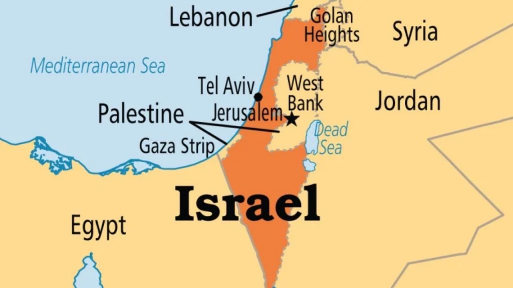 Map of Israel