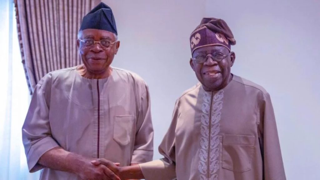 President Bola Tinubu and former Defence Minister, General Theophilus Danjuma
