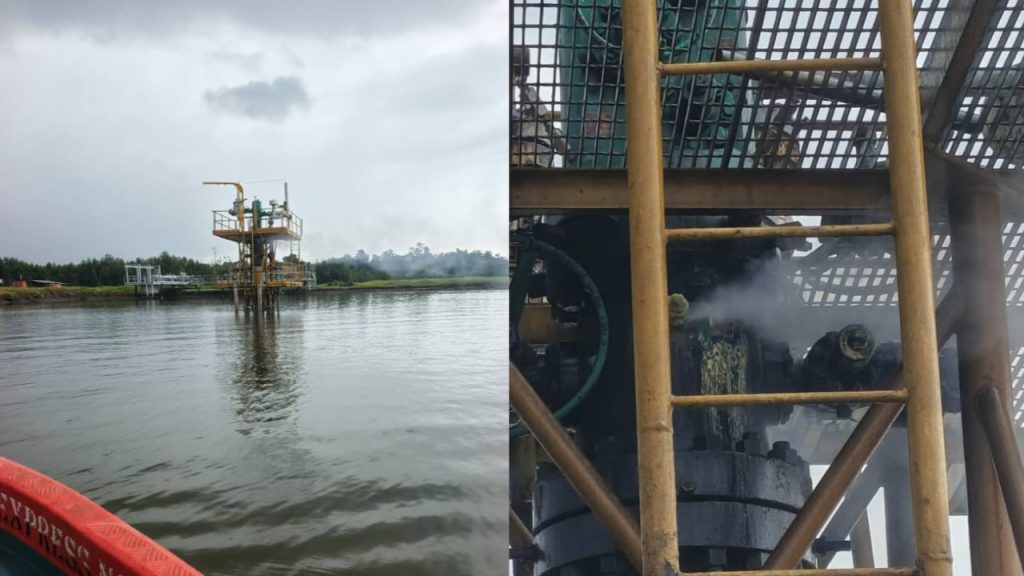 OML 59 Ango Field spillage