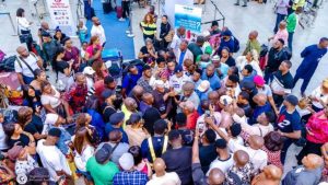 File photo of stranded passengers at Nnamdi Azikiwe International Airport, Abuja