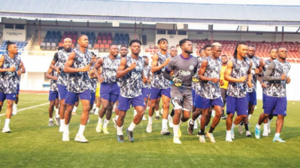 Enyimba players in training