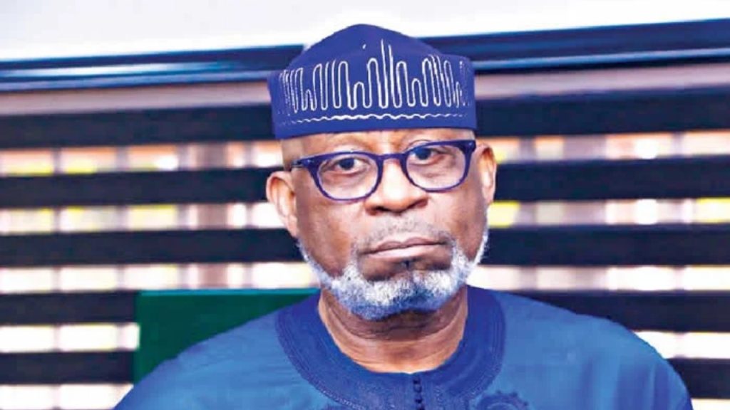 The Minister of Solid Minerals Development, Henry Dele Alake