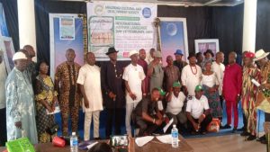 Amassoma Cultural and Development Society (ACDS) in a group photo after the 2026 International Mother Language Day