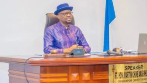 The Speaker, Rivers State House of Assembly, Martin Amaewhule.