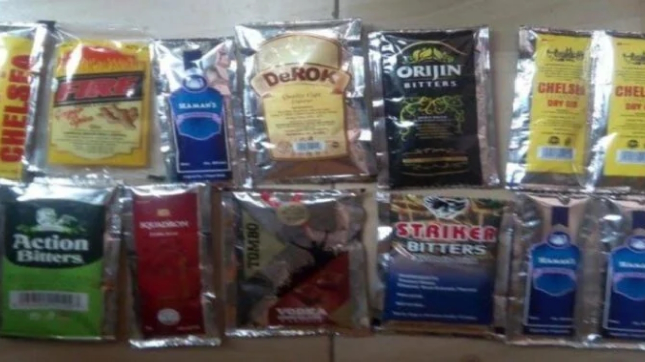 FILE: Sachet alcoholic drinks