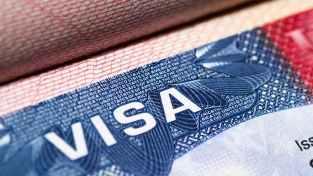 File: An illustrative file photo of a visa