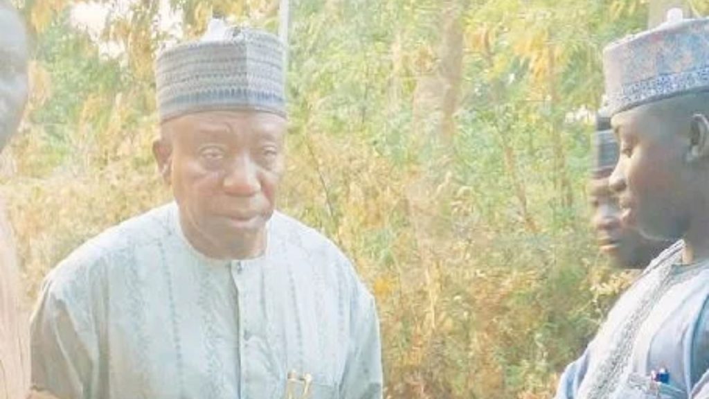 Sen Adamu Aliero after renewing his APC membership card