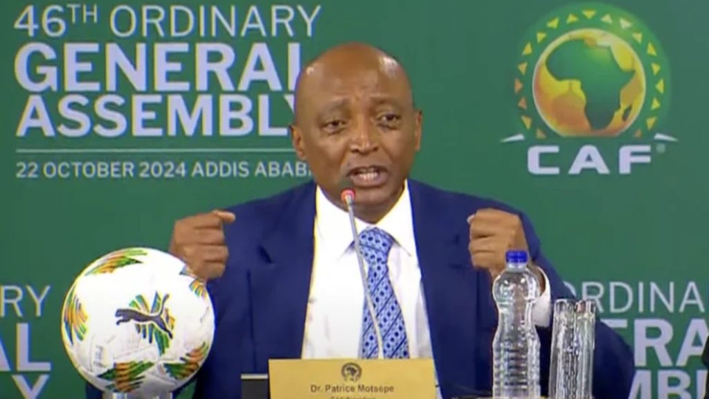 CAF president, Patrice Motsepe