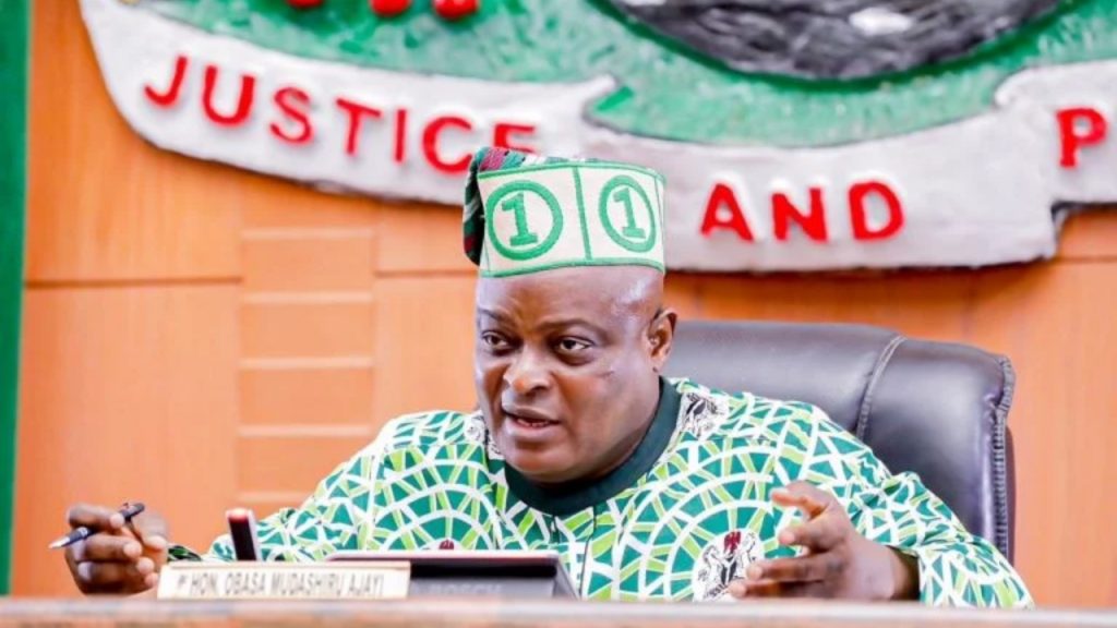 FILE: Lagos State Assembly Speaker, Obasa Mudashiru
