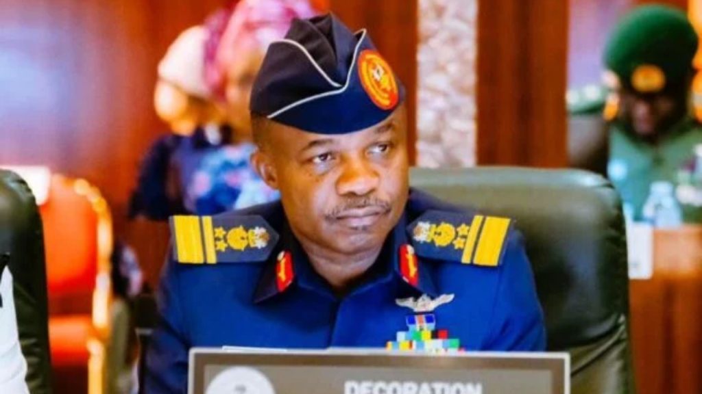 Chief of the Air Staff, Air Marshal Sunday Aneke