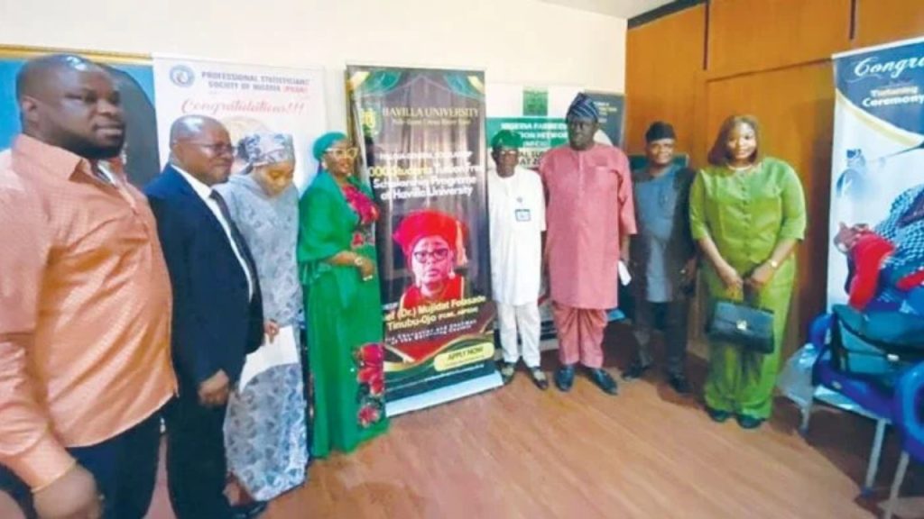 Participants during the unveiling of the scholarship by Iyaloja-General of Nigeria, Folashade Tinubu-Ojo