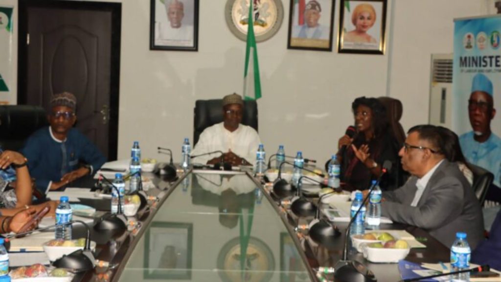 ILO delegation and officials of the Federal Ministry of Labour and Employment during a meeting in Abuja - National News