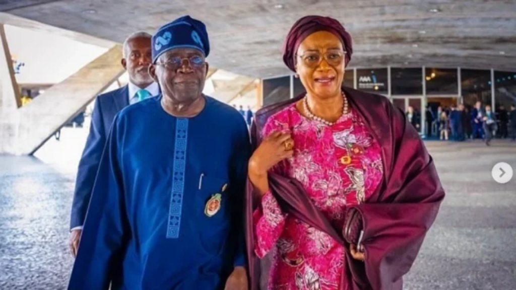President Bola Tinubu and the First Lady, Oluremi Tinubu - National News