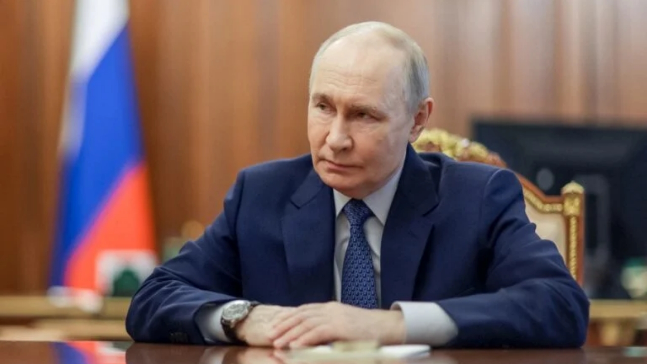 In this pool photograph distributed by the Russian state agency Sputnik, Russia's President Vladimir Putin attends a meeting with Moscow-installed head of the Donetsk region, Russian-controlled Ukraine, at the Kremlin in Moscow on March 10, 2026 - National News