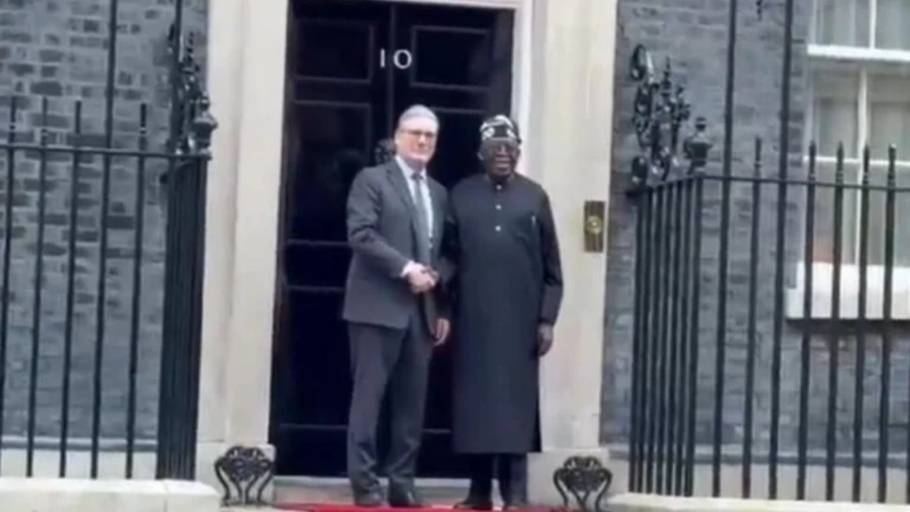 UK Prime Minister Keir Starme in a handshake with President Bola Tinubu - National News