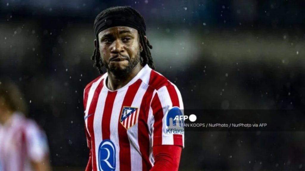 Atletico de Madrid forward Ademola Lookman plays during the match between Club Brugge KV and Atletico de Madrid at the Jan Breydelstadion for the Champions League - KO play-offs - 1st leg season 2025-2026 in Brugge, Belgium, on February 18, 2026 - National News