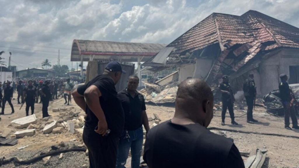 Scene of the explosion in Calabar - National News