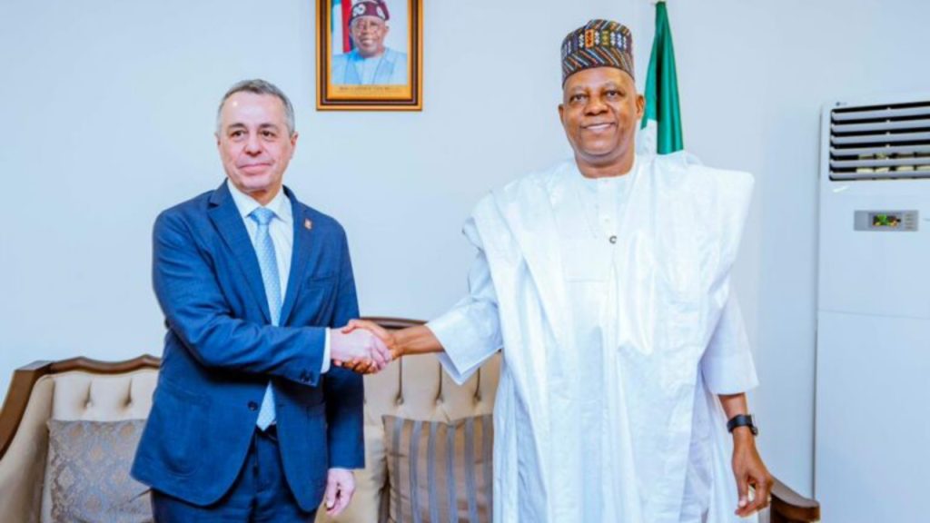 Vice President Kashim Shettima and Vice President of Switzerland, Ignazio Cassis - National News