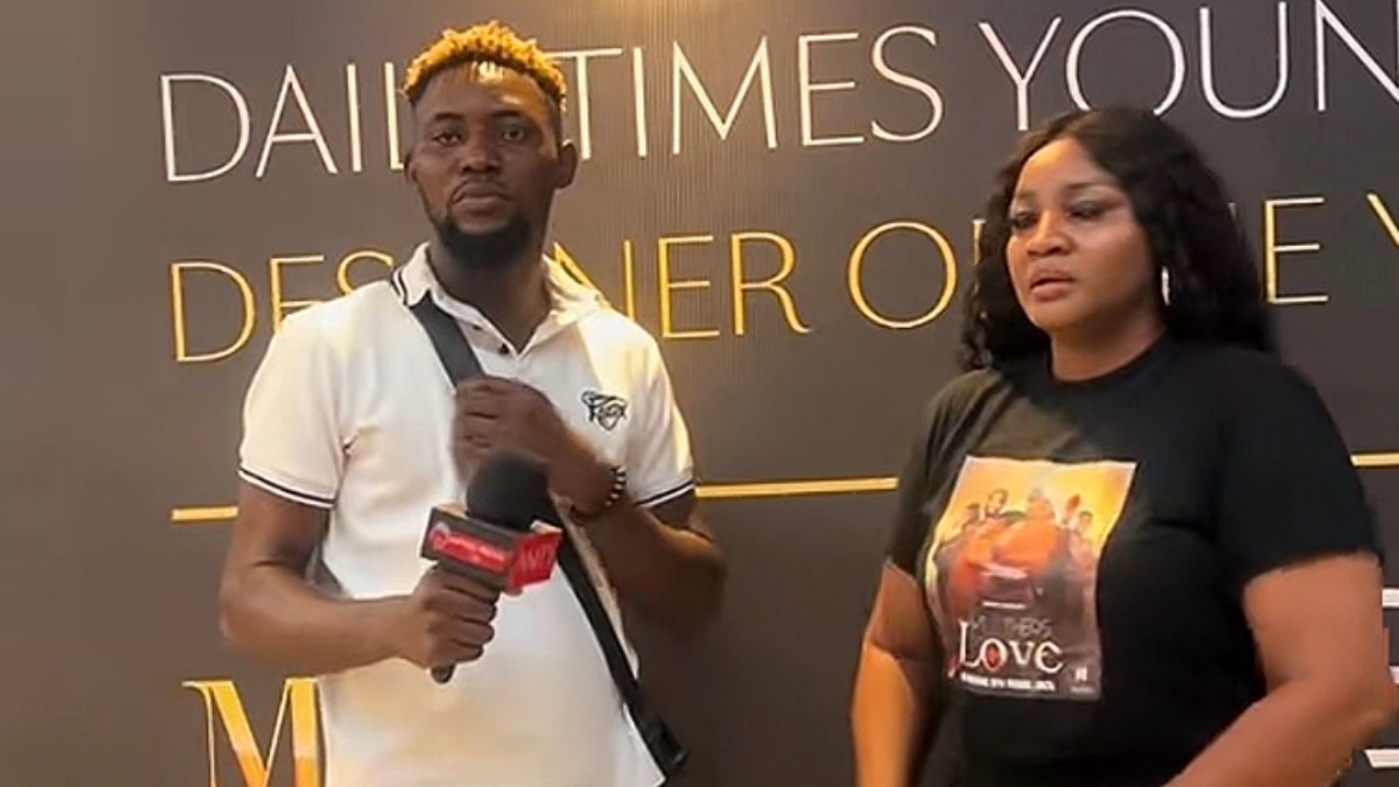 Presenter, Advee, and veteran actress, Omotola Jalade on the red carpet - National News