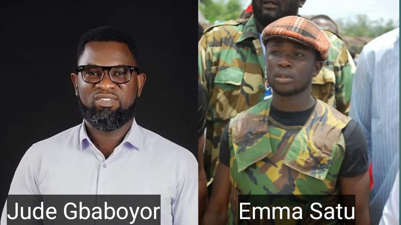 Jude Gbaboyor and Emma Satu