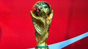 The FIFA World Cup Trophy is displayed during the Los Angeles stop of The FIFA World Cup 26 Trophy Tour by Coca-Cola at LA Live in Los Angeles on March 24, 2026 - National News