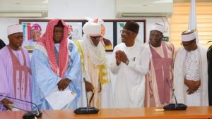 The Minister of FCT Nyesom Wike and FCT traditional rulers - National News