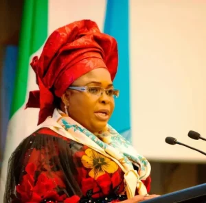 File photo of Patience Jonathan