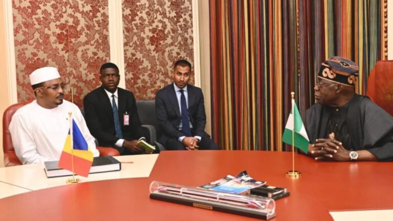 President Bola Tinubu and President Mahamat Idris Deby Itno of the Republic of Chad, during the Chad President’s visit to Aso Rock Villa, Abuja, on Thursday - National News