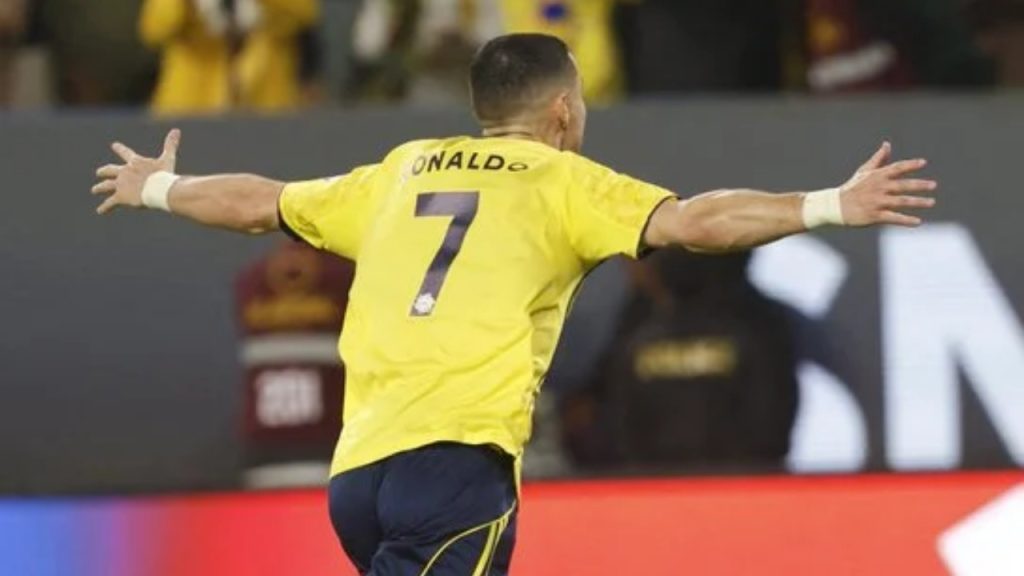 Cristiano Ronaldo celebrating his first goal - National News