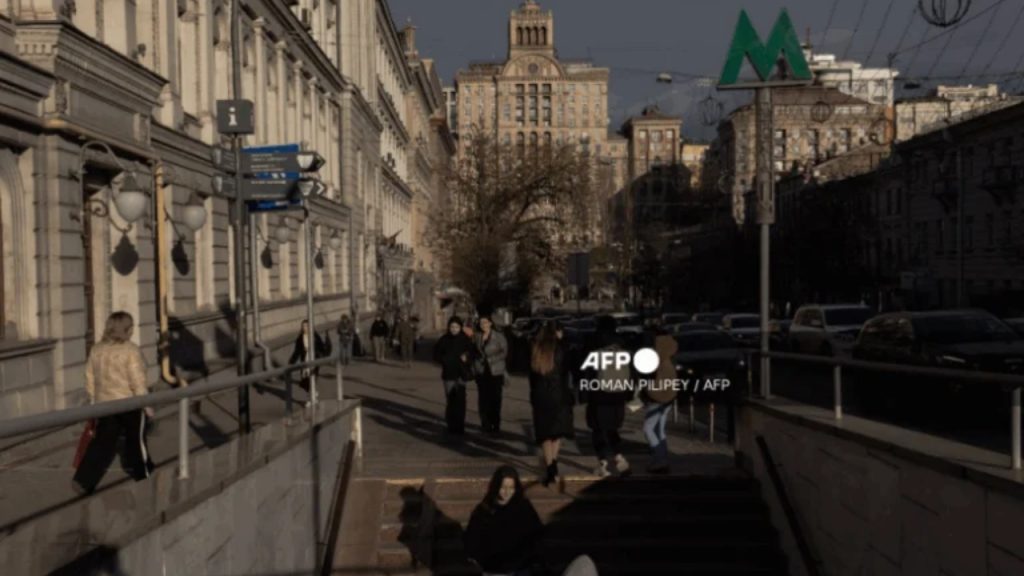 People walk on a street in downtown Kyiv, on April 6, 2026, amid the Russian invasion of Ukraine - National News
