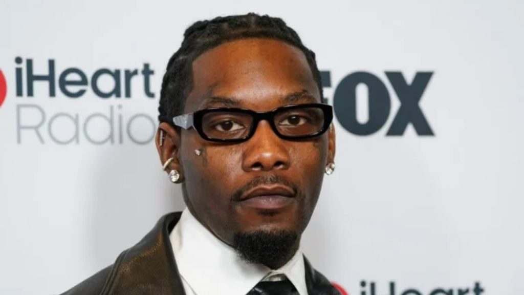 Offset pictured in 2025 at the iHeartRadio music awards in Los Angeles - National News