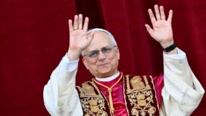 Pope Leo XIV, Robert Prevost addresses the crowd on the main central loggia balcony of the St Peter's Basilica for the first time, after the cardinals ended the conclave, in The Vatican, on May 8, 2025 - National News