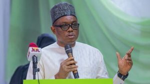 The President of the Nigerian Bar Association, Afam Osigwe addressing young lawyers at the 2026 NBA Young Lawyers Forum Maiduguri Branch Summit - National News