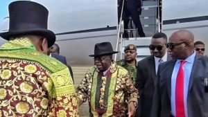 President Bola Tinubu received by stakeholders at the Bayelsa International Airport - National News