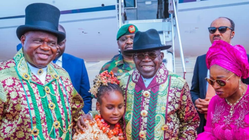 Tinubu and Diri at the Bayelsa International Airport - National News