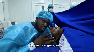 Skitmaker Cute Abiola, and his wife in the surgery room - National News