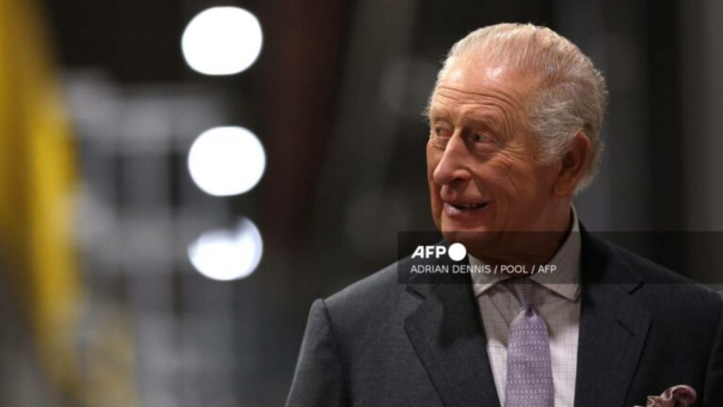Britain's King Charles III arrives to officially open the South Wales Metro Depot in the South Wales town of Taffs Well on November 14, 2025, as the king marks his 77th birthday - National News