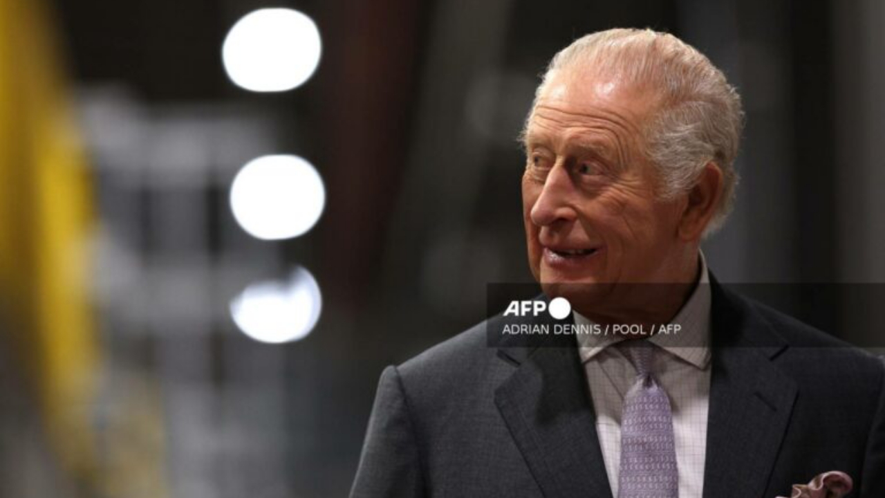 Britain's King Charles III arrives to officially open the South Wales Metro Depot in the South Wales town of Taffs Well on November 14, 2025, as the king marks his 77th birthday - National News