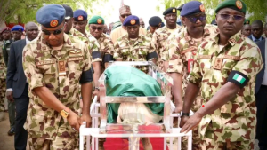 Scene from the burial of the deceased soldiers - National News