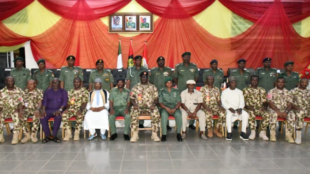 GOC in a group photo with newly promoted officers - National News