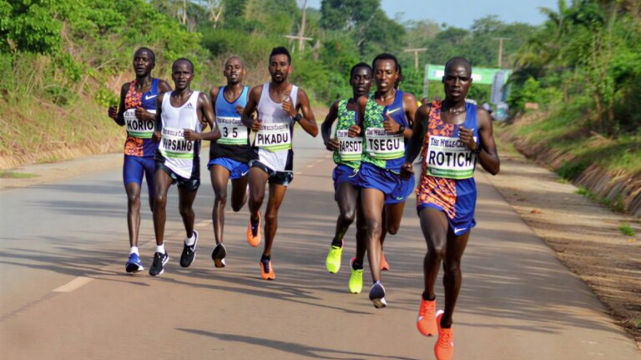 Runners at the 2025 Okpekpe International 10km Road Race - National News