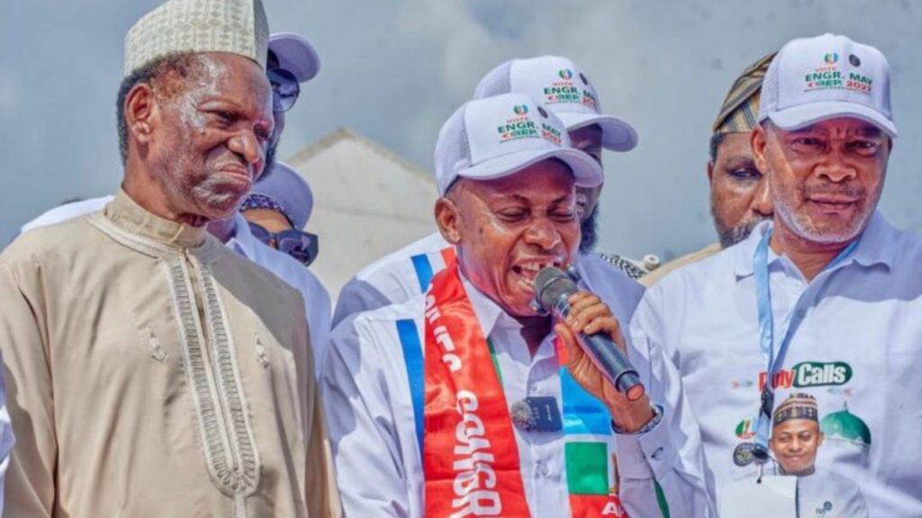 The immediate past Commissioner for Works in Kogi State, Mohammed Yusuf (Middle) - National News