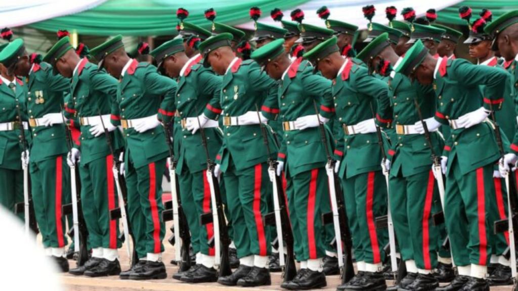 Cross section of Nigerian Army in parade formation - National News