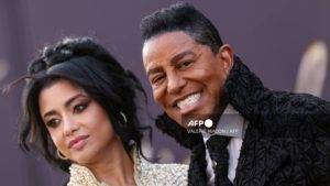 US singer-songwriter Jermaine Jackson (R) wife Maday Velazquez attend the Los Angeles premiere of Lionsgate's "Michael" at the Dolby Theatre in Hollywood, California on April 20, 2026 - National News