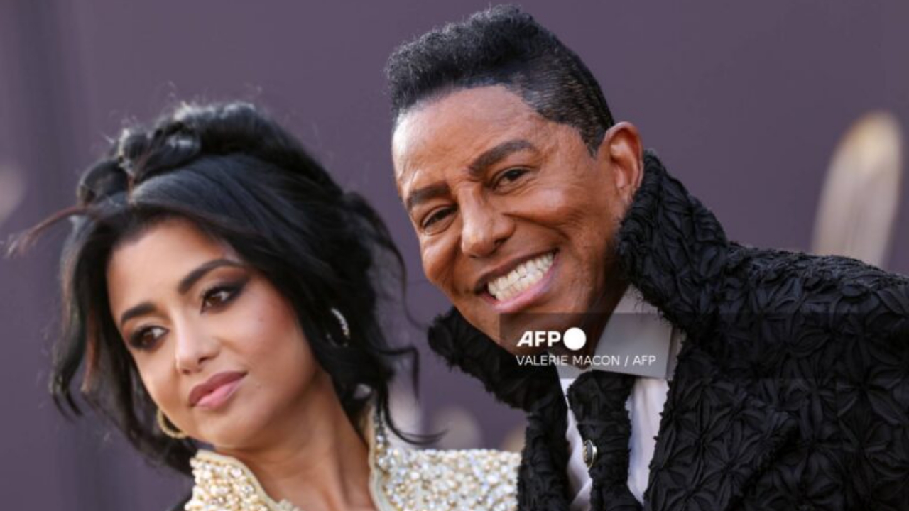 US singer-songwriter Jermaine Jackson (R) wife Maday Velazquez attend the Los Angeles premiere of Lionsgate's "Michael" at the Dolby Theatre in Hollywood, California on April 20, 2026 - National News