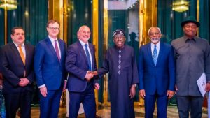 Bola Ahmed Tinubu with a delegation from British Airway, and others - National News