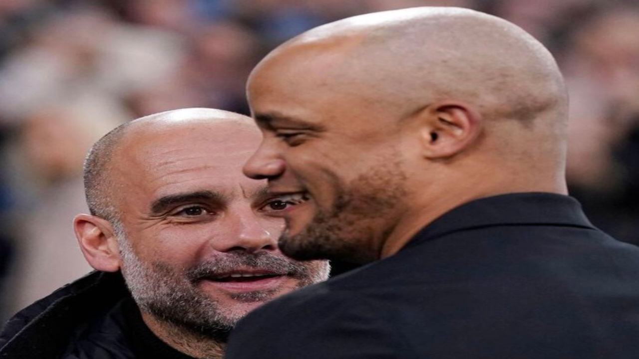 Pep Guardiola and Vincent Kompany - National News