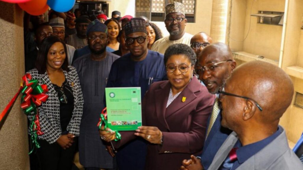 The HCSF, Didi Walson-Jack and other senior civil service officials during the commissioning - National News